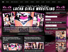Tablet Screenshot of luchagirls.com